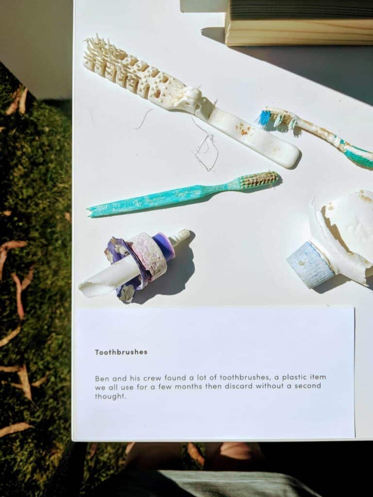 Plastic toothbrushes and hair brushes are common causes of ocean pollution