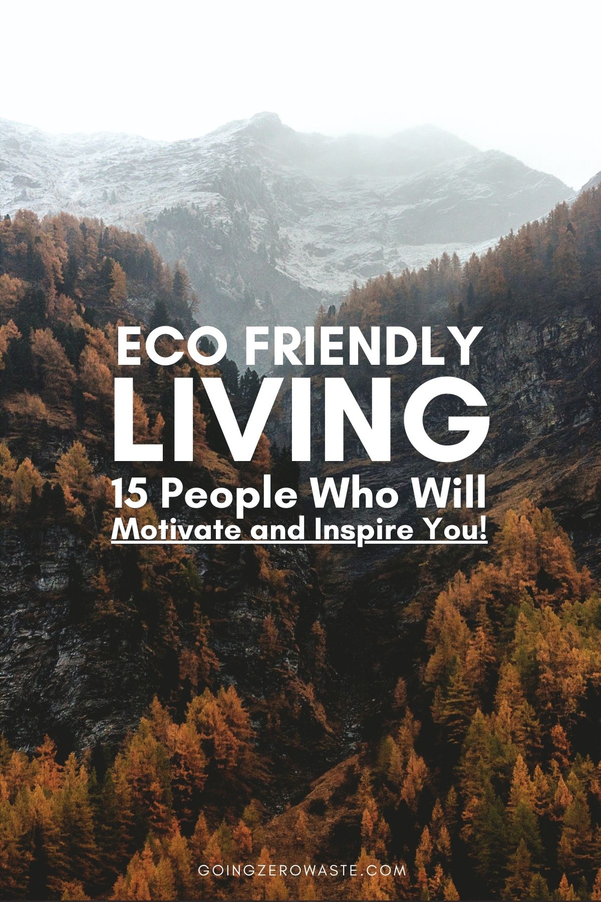 Eco Pleasant Residing: 15 Individuals Who’ll Encourage and Inspire You